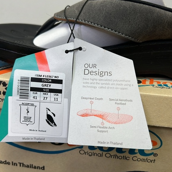 NWT Aerothotic Cuta Women’s Comfortable Flip Flops Size 11 - Picture 2 of 7